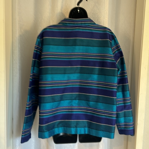 FRENCH LAUNDRY SILK JACKET Sz: XL - Picture 2 of 6